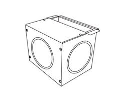 Mitsubishi Electric PAC-KH110F фланец воздуховода